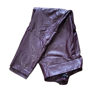 NWOT New York And Company Vegan Leather Pull-On Legging Pant | Size M